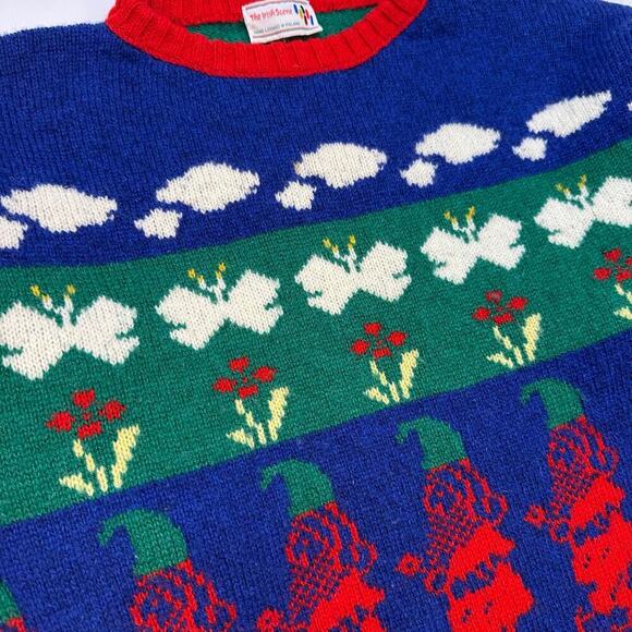 Vintage 1980’s The Irish Scene Wool Ireland Sweater Medium - Picture 2 of 8